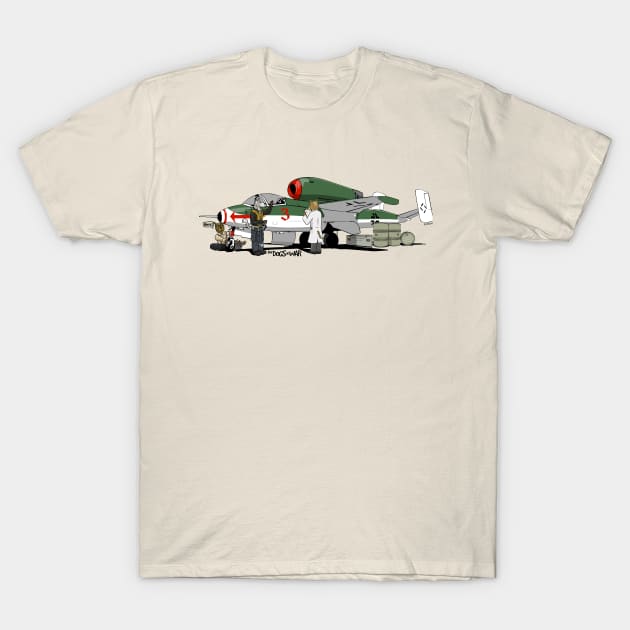 The Dogs of War: Volksjager He162 T-Shirt by Siegeworks